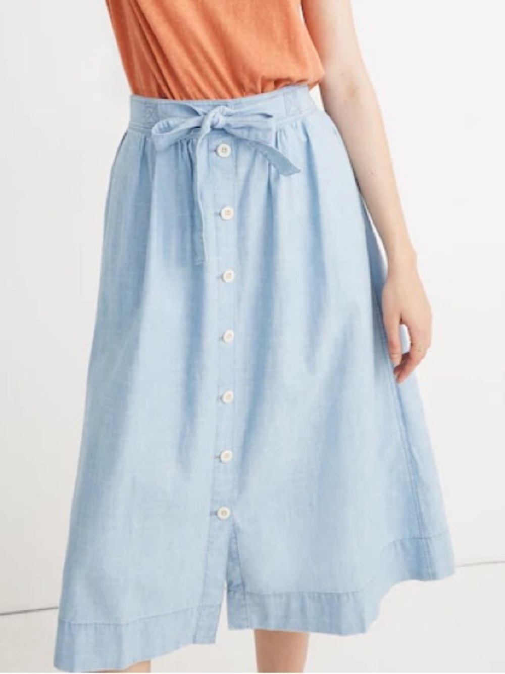 Madewell Palisade Midi Skirt